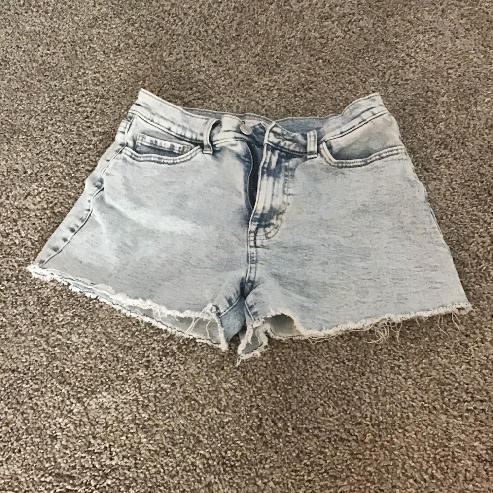 Light Wash Denim Shorts